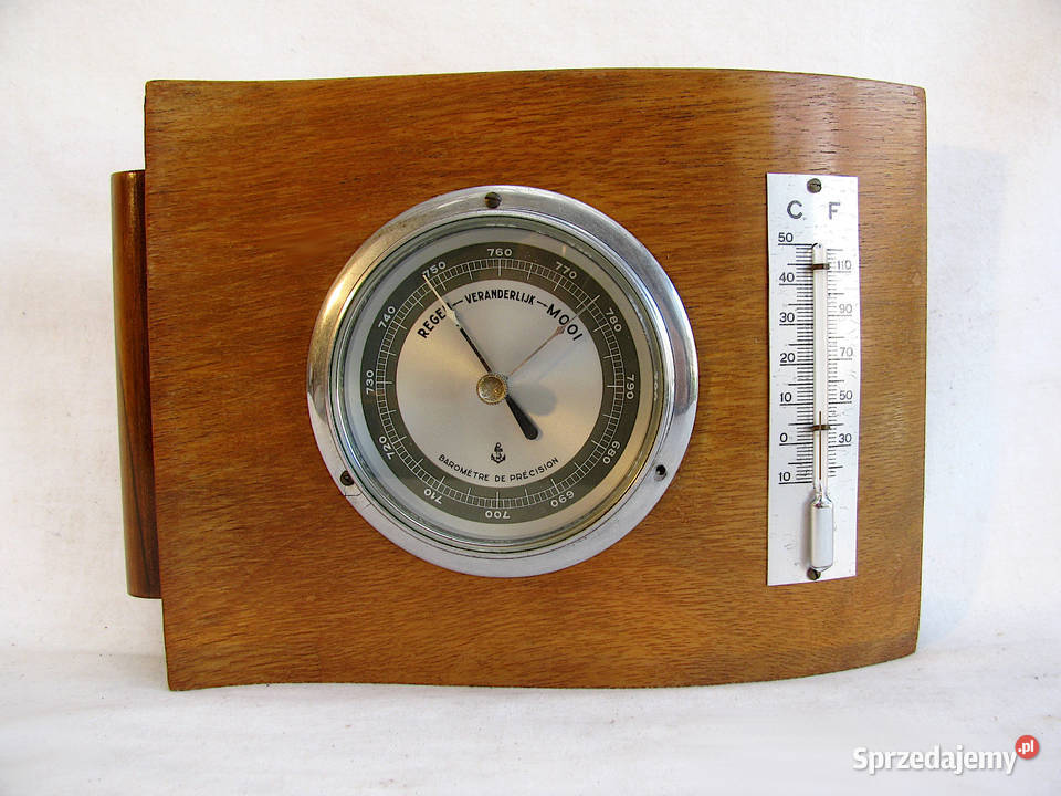 Barometr Ładny Stary Stylowy Pozostałe Szczecinek