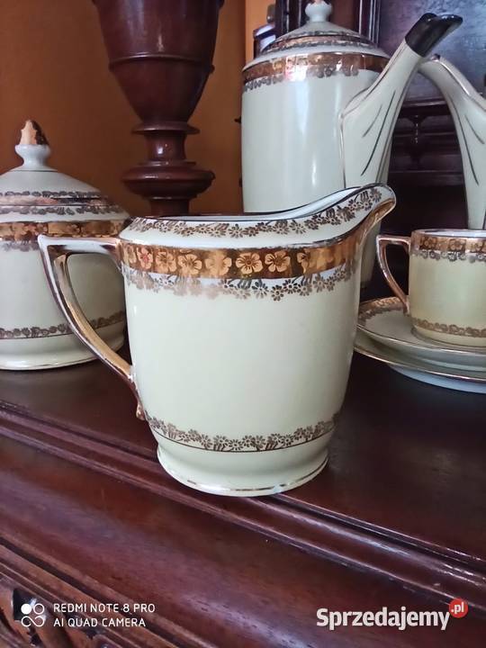 Dzbanek Sygnatura Koenigszelt Silesia Porcelana i szkło Gdańsk