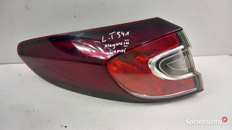 RENAULT MEGANE III KOMBI LAMPA TYŁ LEWA Światła stop Zbierkowo