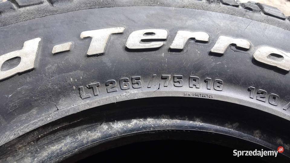 OPONY BFGOODRICH MUD TERRAIN LT 26575 R16 lato Sędziszów Małopolski