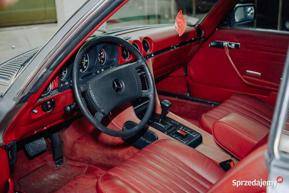 Mercedes 450 SLC Czerwony Środek Bez Korozji Zgierz