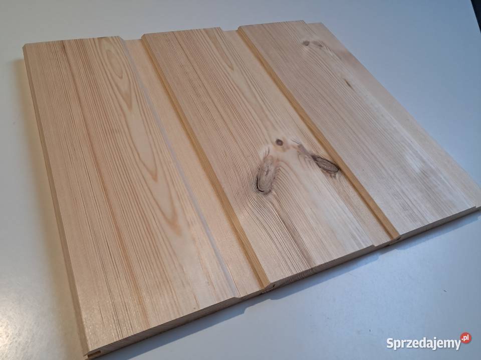 Elewacja drewniana boazeria podbitka sosna Grodziec