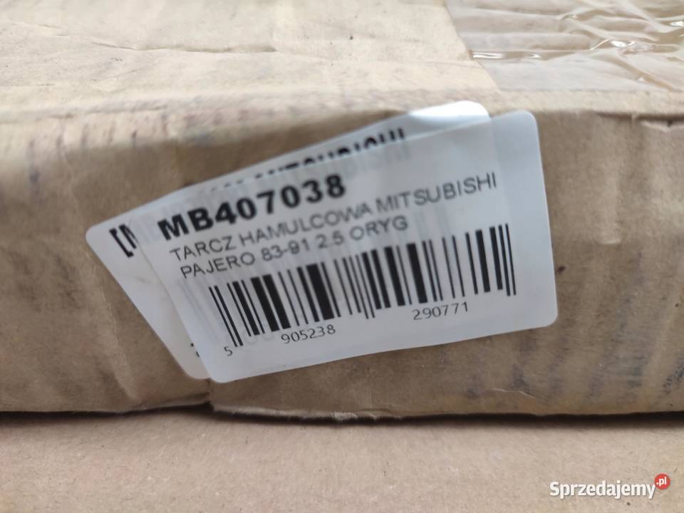TARCZA HAMULCOWA PRZÓD MITSUBISHI PAJERO I 25 D