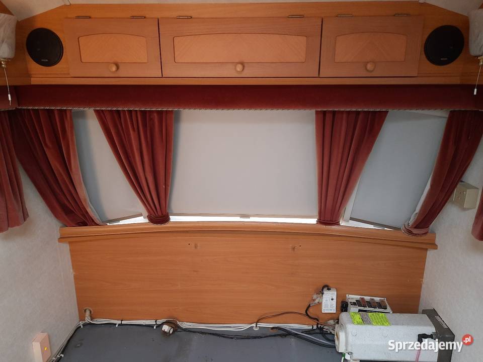 Zasłonki do przyczepy kempingowej ANGIELSKIEJ Skokowa