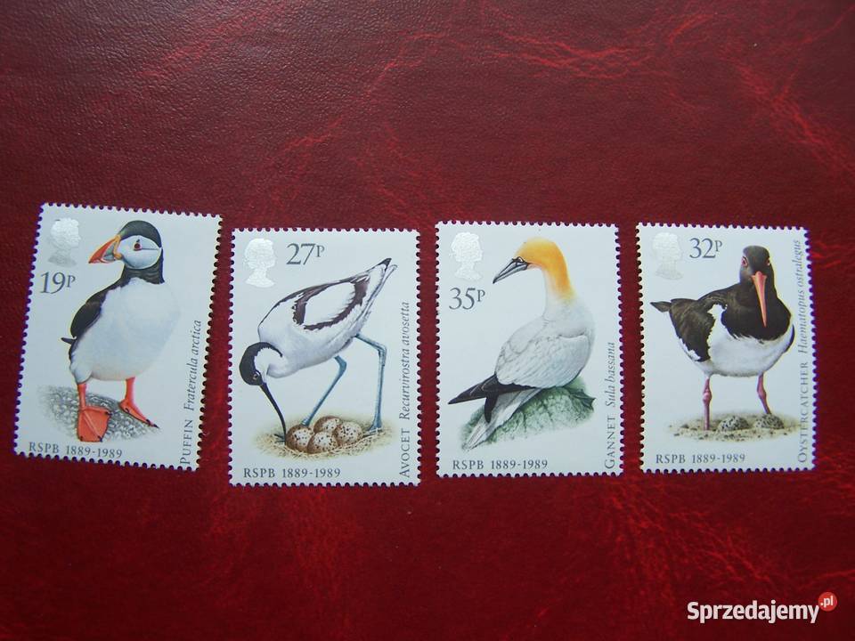 Wielka Brytania 1989 MNH Mi 118588 Fauna Ptaki Tychy