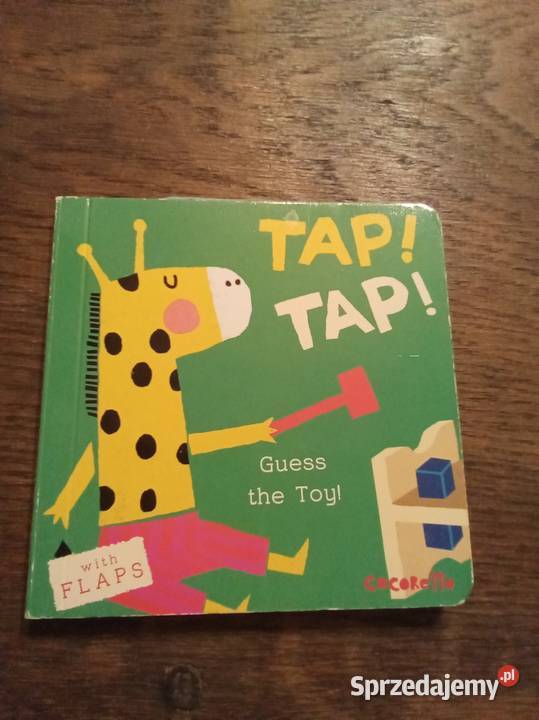 Tap tap guess the toy with flaps angielsku Warszawa sprzedam