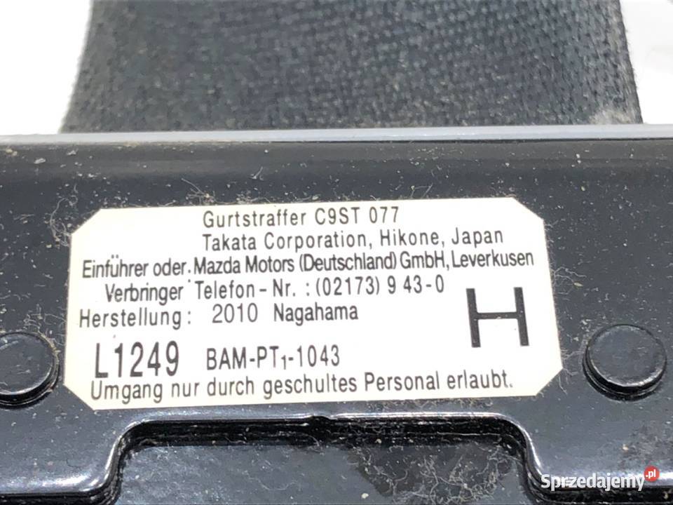 PAS BEZPIECZEŃSTWA LEWY PRZÓD MAZDA CX7