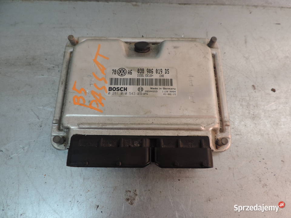 KOMPUTER SILNIKA VW PASSAT B5 FL 19 TDI osobowe Nowy Sącz