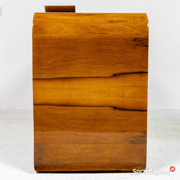 Bufet art deco długa komoda politura orzech Swarzędz