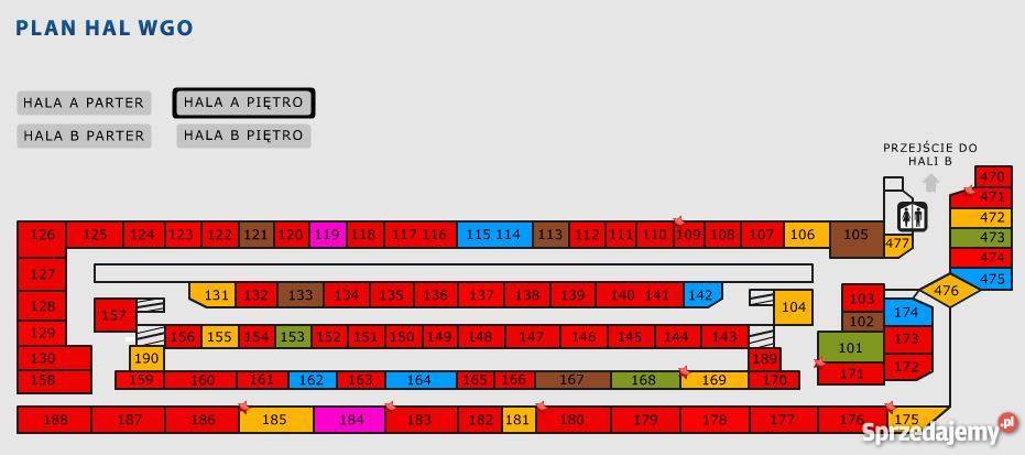 Sprzedam BOX HANDLOWY na WGO w Poznaniu Piętro 1