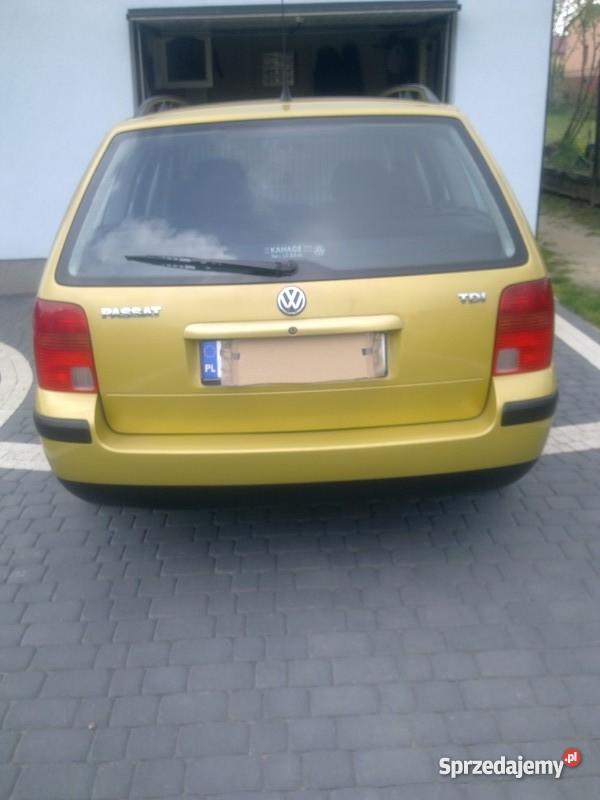Volkswagen Passat B5 TDI 19 1999 Kombi złoty met elektryczne lusterka Zawiercie