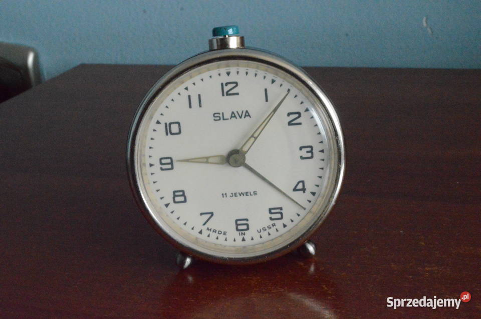 CZARNY CIEKAWY BUDZIK SLAVA 11 JEWELS SUPER Pozostałe