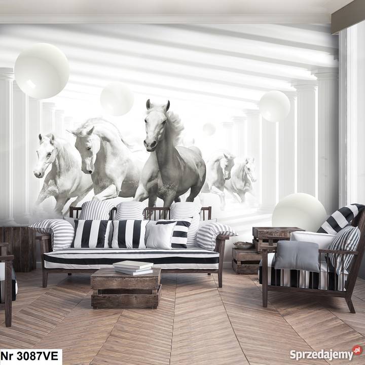 Tapeta fototapeta Abstrakcja 3D Konie Konie 3D wielkopolskie Leszno