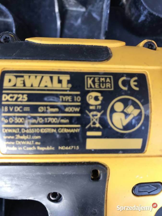 Wiertarko wkrętarka aku DeWALT