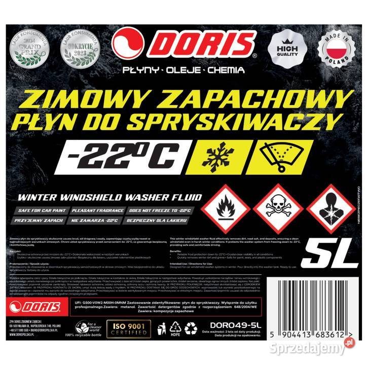 Zimowy płyn do spryskiwaczy 22C metanol 660L Płyny do spryskiwaczy Mława