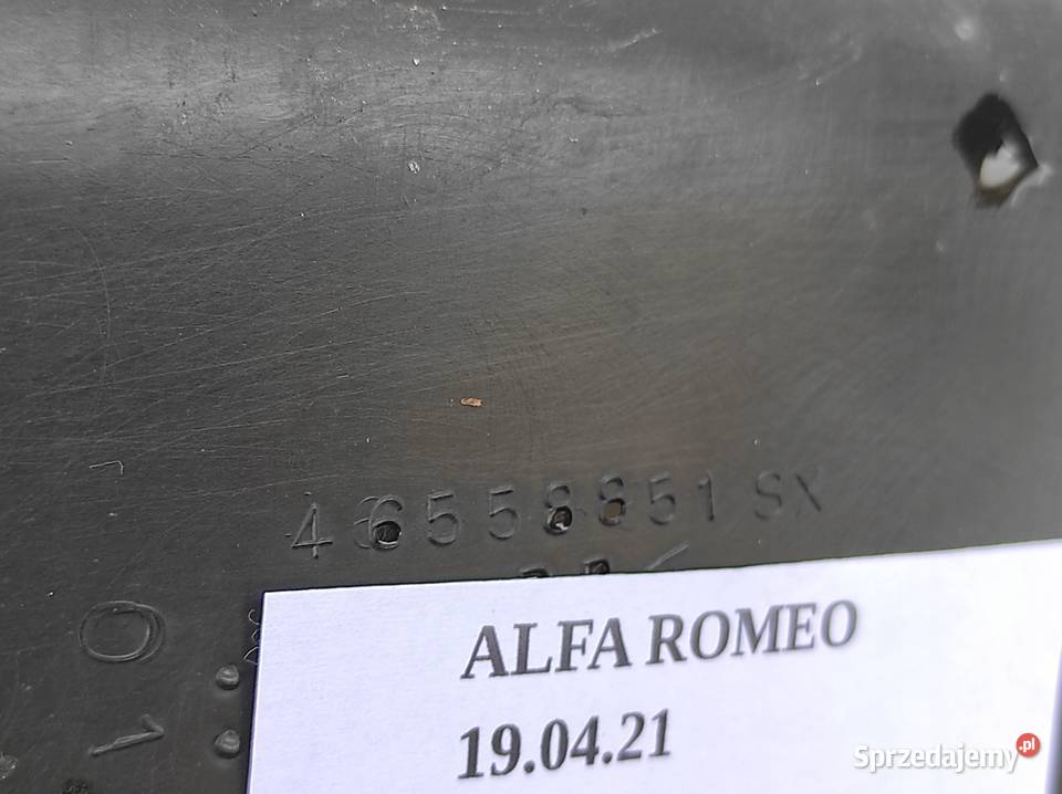 NADKOLE PRZEDNIE LEWE ALFA ROMEO 147 937 3D nadkola wielkopolskie Nowy Tomyśl