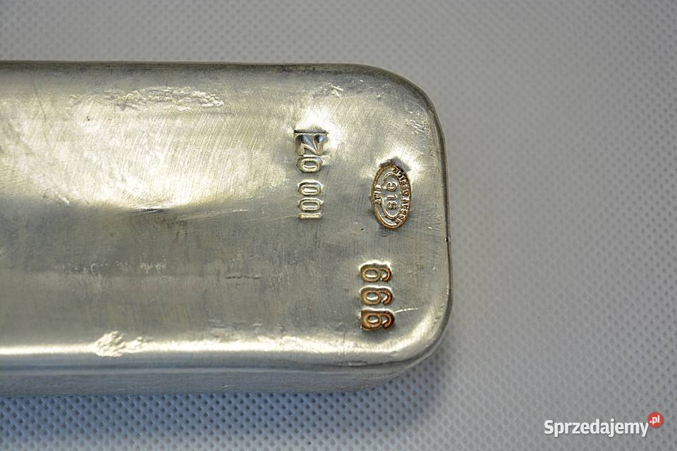 Srebrna sztabka 100 oz