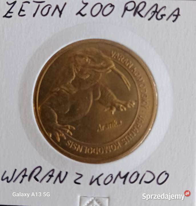 Żeton ZOO Praga Waran z Komodo Konin