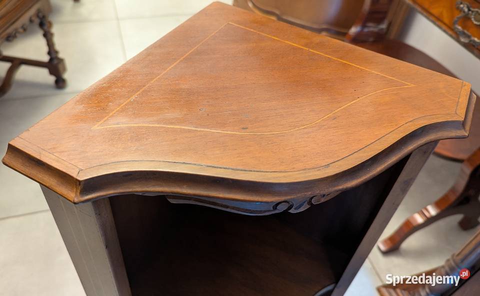 Ludwikowska włoska szafka narożna orzechsklep