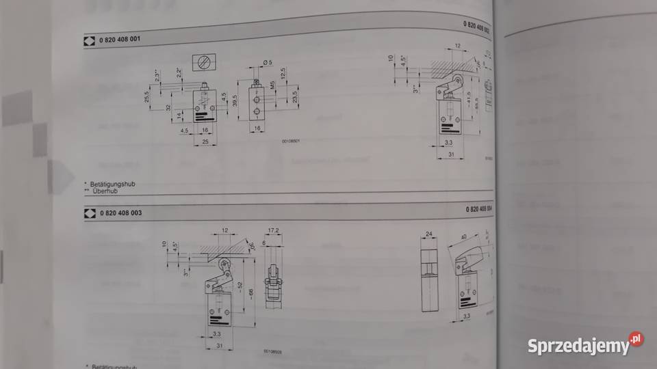Zawór krańcowy 32 FV bosch pneumatyczny Dąbrowa Górnicza