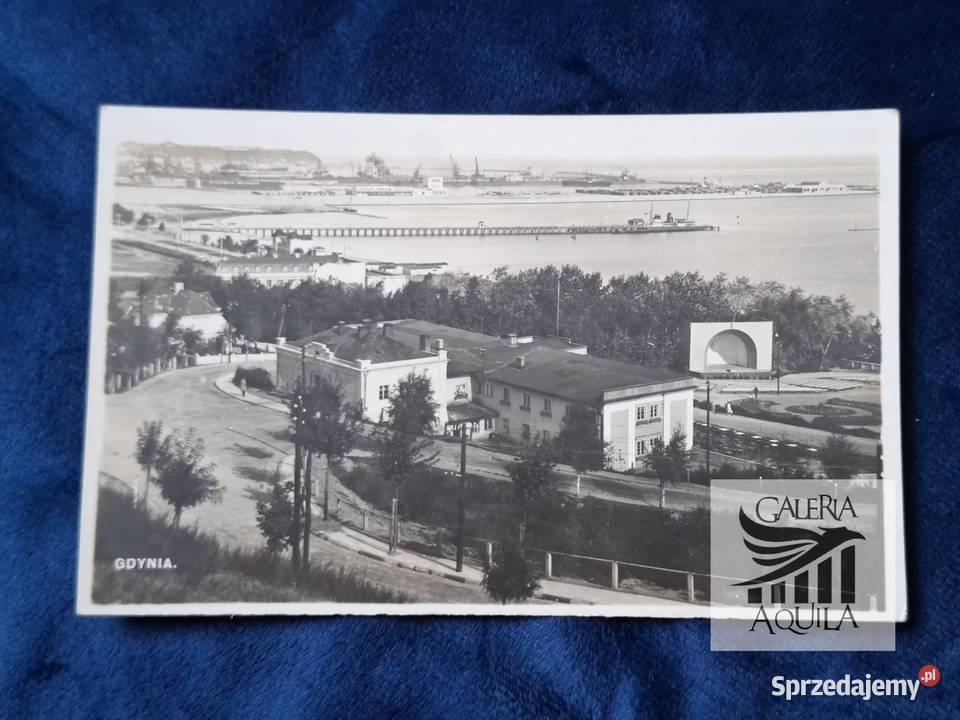 Widokówka Gdynia lata 30 Rzadkość 3 pomorskie Wejherowo