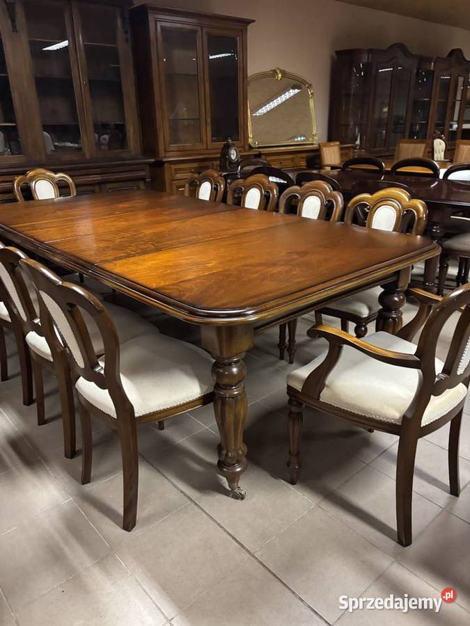 Stylowy Angielski Zestaw Rozkładany Stół 10 lubuskie Gorzów Wielkopolski