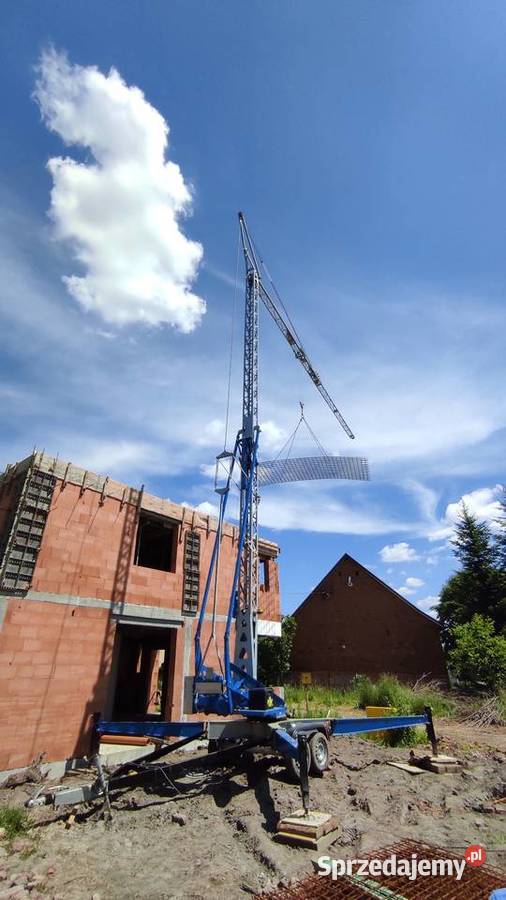 Dźwig żuraw dekarski ciesielski VICARIO OMV 380 pełny VAT dolnośląskie Ligota Piękna