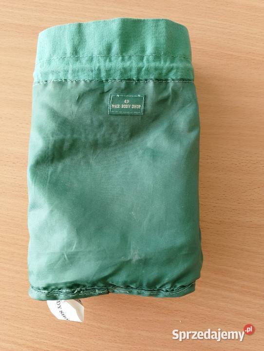 KOSMETYCZKA zielona Body Shop woreczek na Złotniki