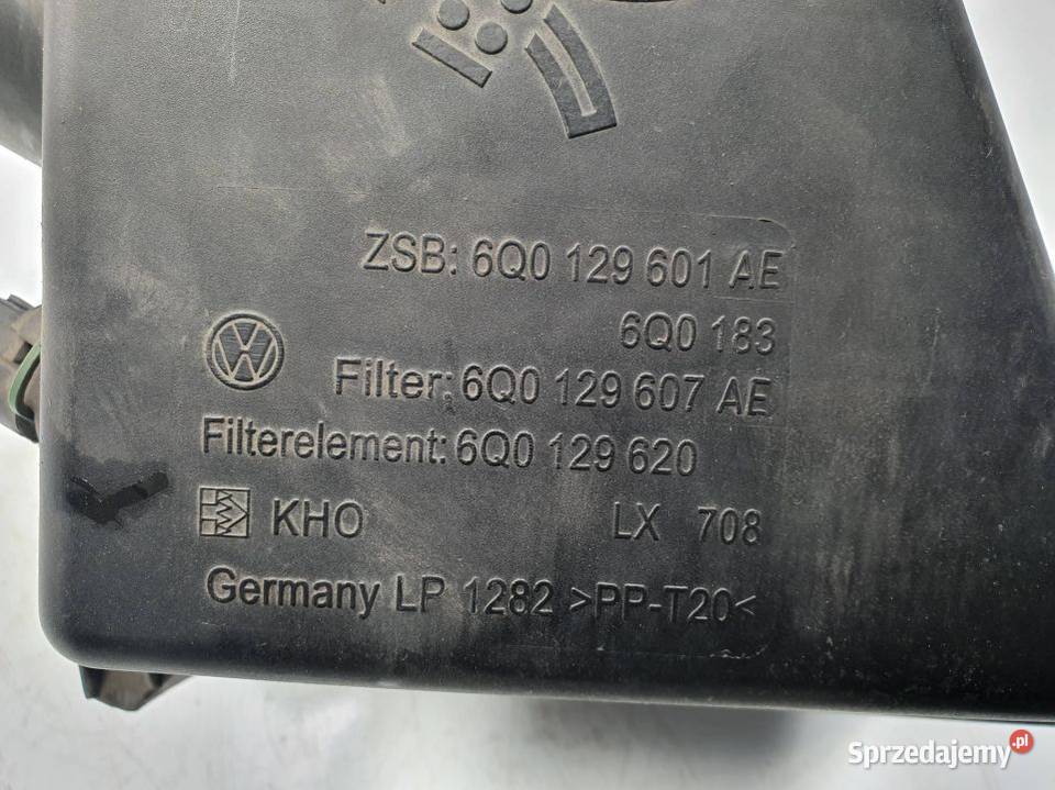 OBUDOWA FILTRA SKODA FABIA I 6Q0129601AE Lipno sprzedam