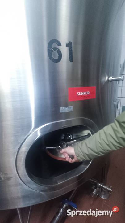 Zbiornik ze stali nierdzewnej 10000 l Biskupiec