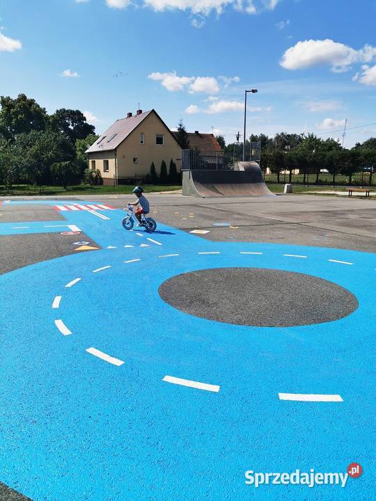 Miasteczko rowerowe nietypowe 019 22x20m Strefy Toruń