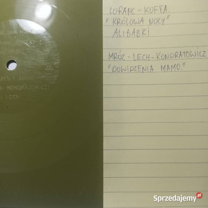 Pocztówka dzwiękowa LORANC KOFTA Mróz Lech śląskie Rybnik