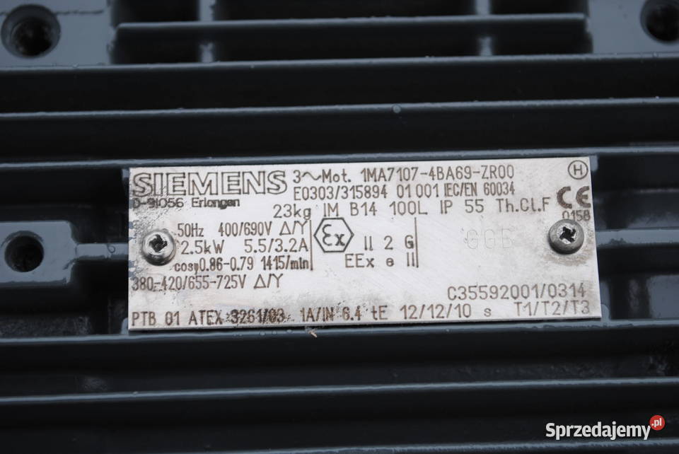 Motoreduktor kołnierzowy 25kw 190obrmin NORD sprzedam