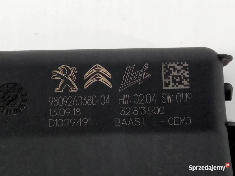 MODUŁ CZUJNIK KLAPY 9809260380 Toyota ProAce II osobowe