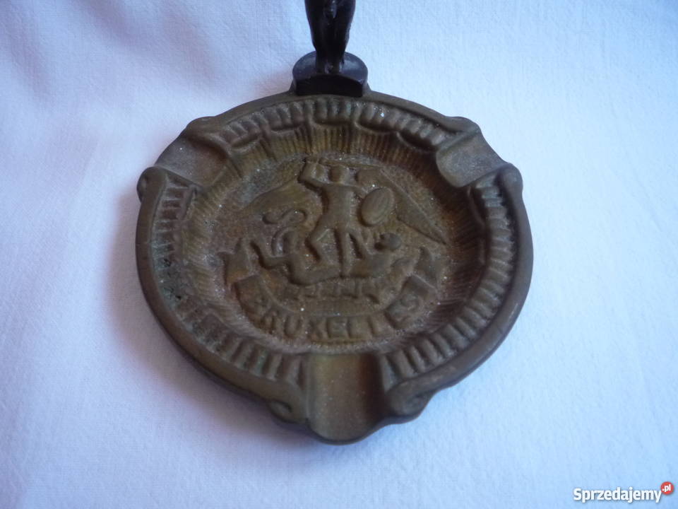 Antyk Popielniczka z Figurką Chłopca Wyjątkowa Pozostałe Szczecin sprzedam