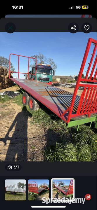 Przyczepa do bel Przasnysz