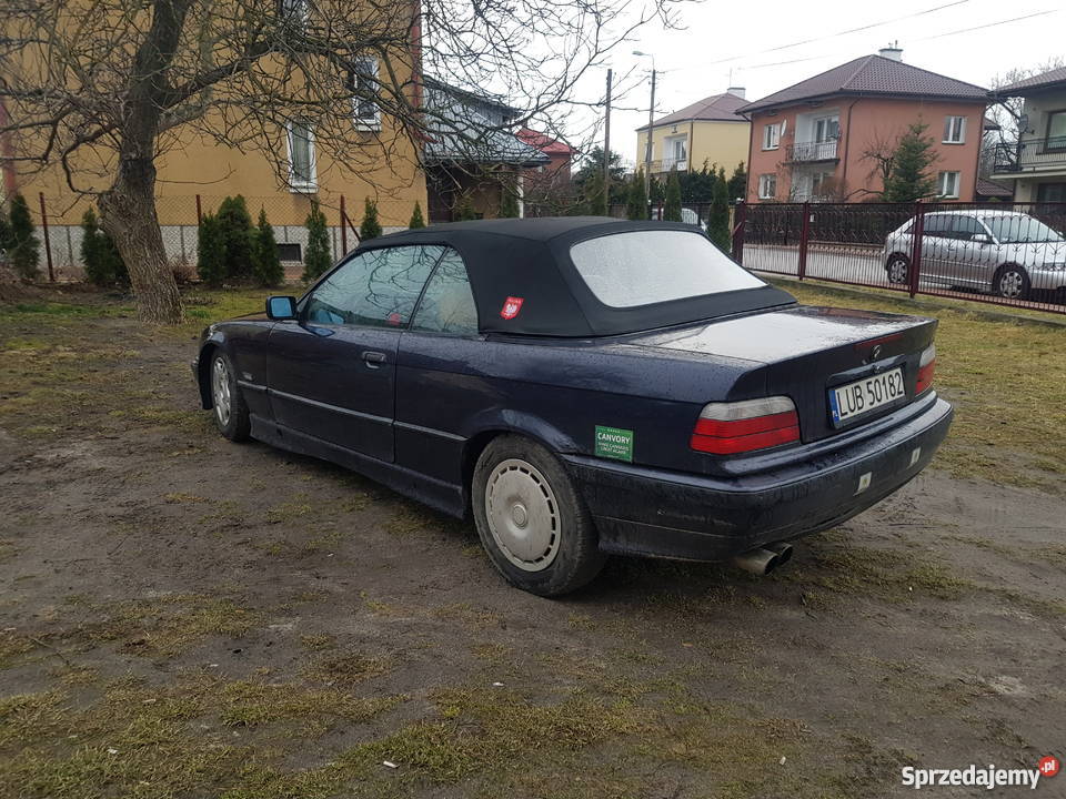 BMW e36 Cabrio 20v6 150 frajda z jazdy skórzana tapicerka Włodawa