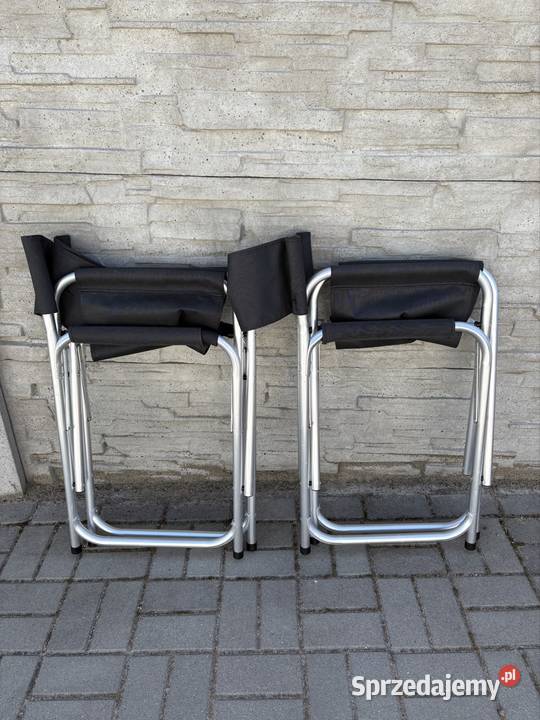 Isabella Directors Chair w kolorze szarym pomorskie Starogard Gdański