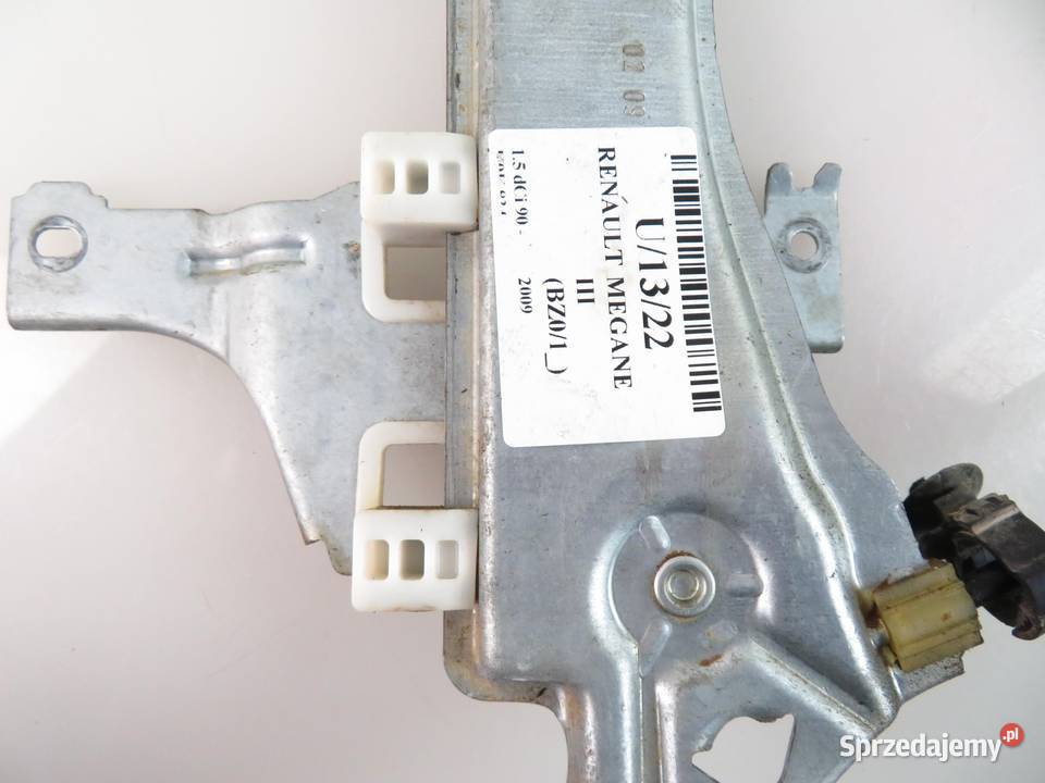 PODNOŚNIK SZYBY PRAWY TYLNY MEGANE III małopolskie