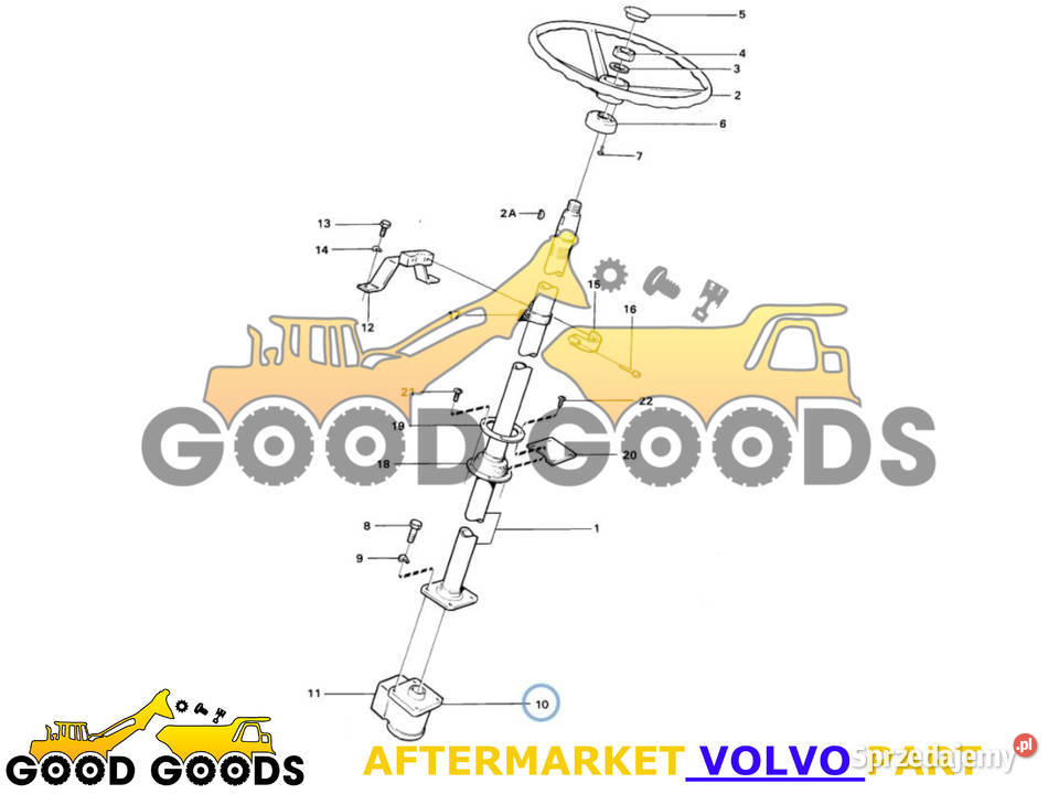 VOLVO ORBITROL PRZEKŁADNI KIEROWNICZEJ 6211923