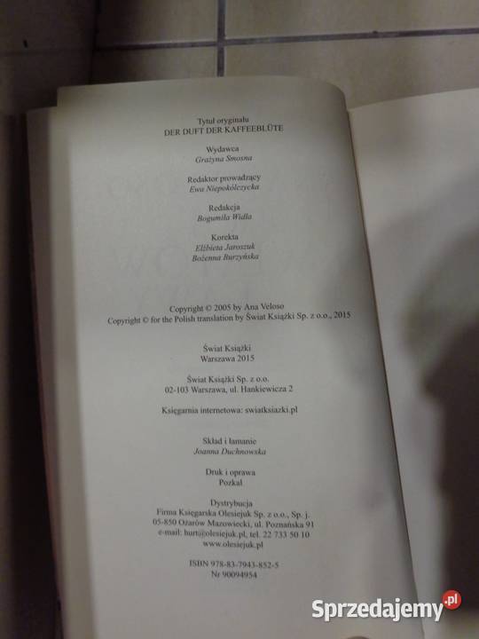 ZAPACH KWIATÓW KAWY A Veloso Skwierzyna