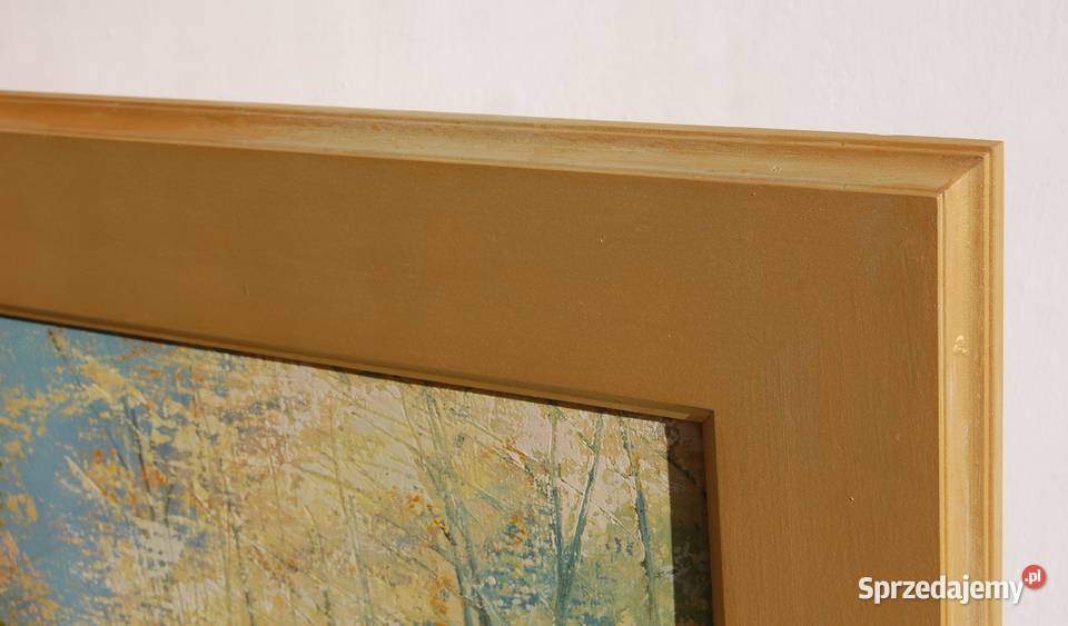 Wąwóz Kazimierz Dolny pejzaż obraz olejny lubelskie Lublin