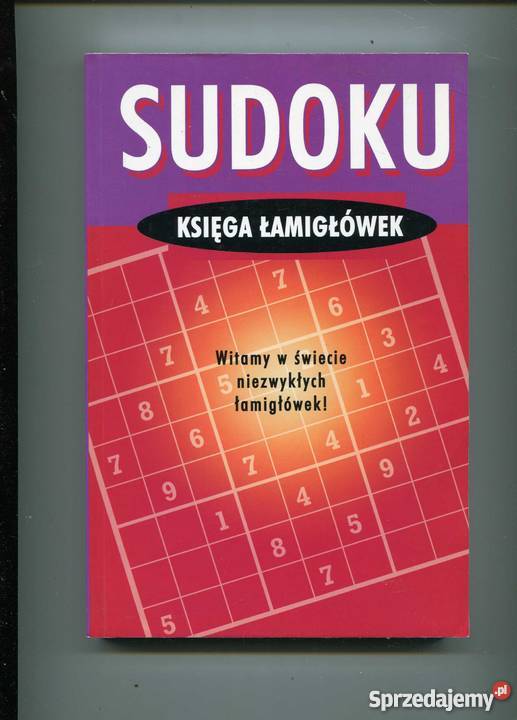 SUDOKU Księga łamigłówek zachodniopomorskie Szczecin