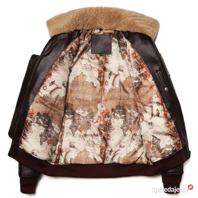 Nowa męska kurtka skórzana Top Gun w kolorze Rozmiar XXL Warszawa