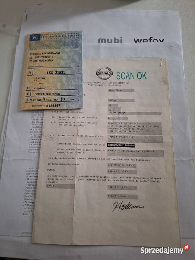 Nissan Qashqai 82800 Krasnystaw