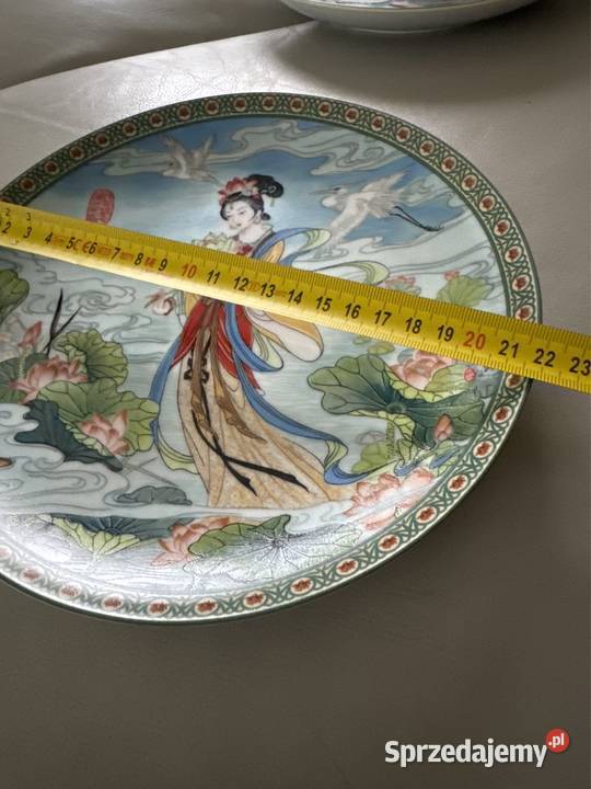 Talerz kolekcjonerski Zhao Huimin porcelana dolnośląskie Bystrzyca Kłodzka