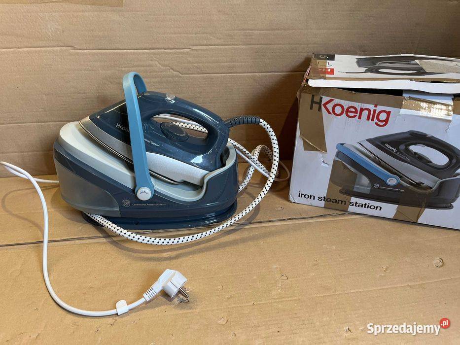 Żelazko ze Stacja parowa HKoenig V5i 2400 W 17L Tuliszków sprzedam