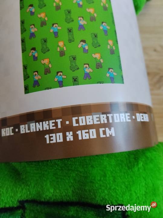 Koc dekoracyjny Minecraft Łuków sprzedam