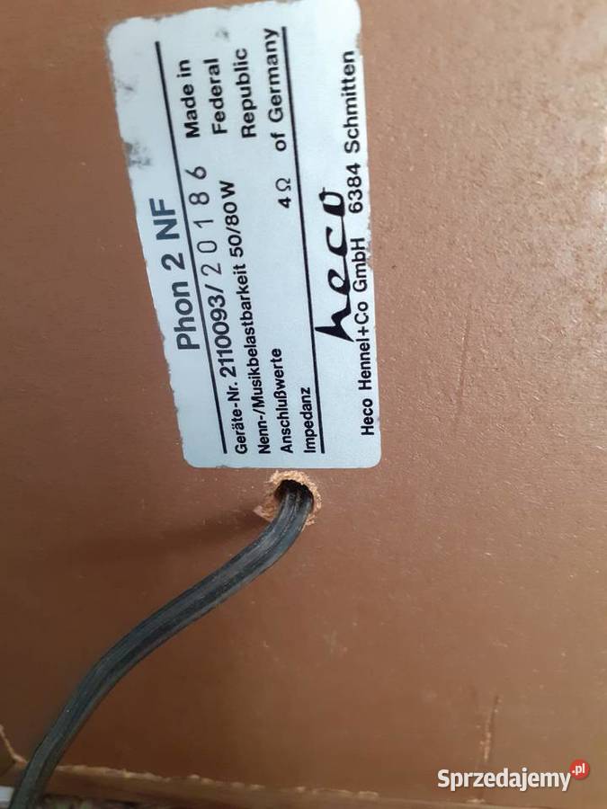 Sprzedam kolumny HECO Kolekcje