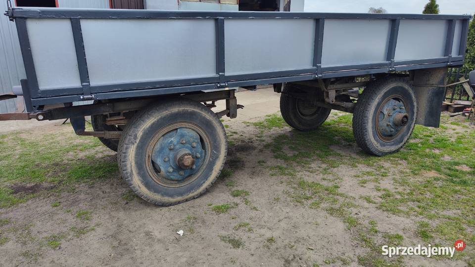 Przyczepa rolnicza sztywna burty ocynk Ozorków